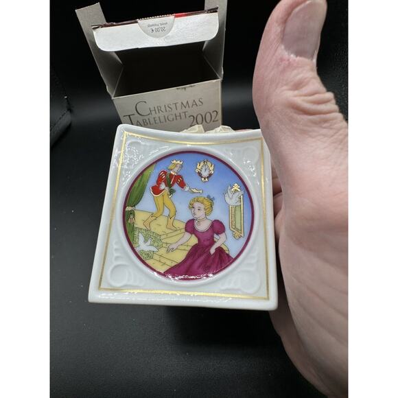 Vintage 2002 Brand NEW WEIHNACHTS Porcelain Candle Holder In Box! - Picture 6 of 11